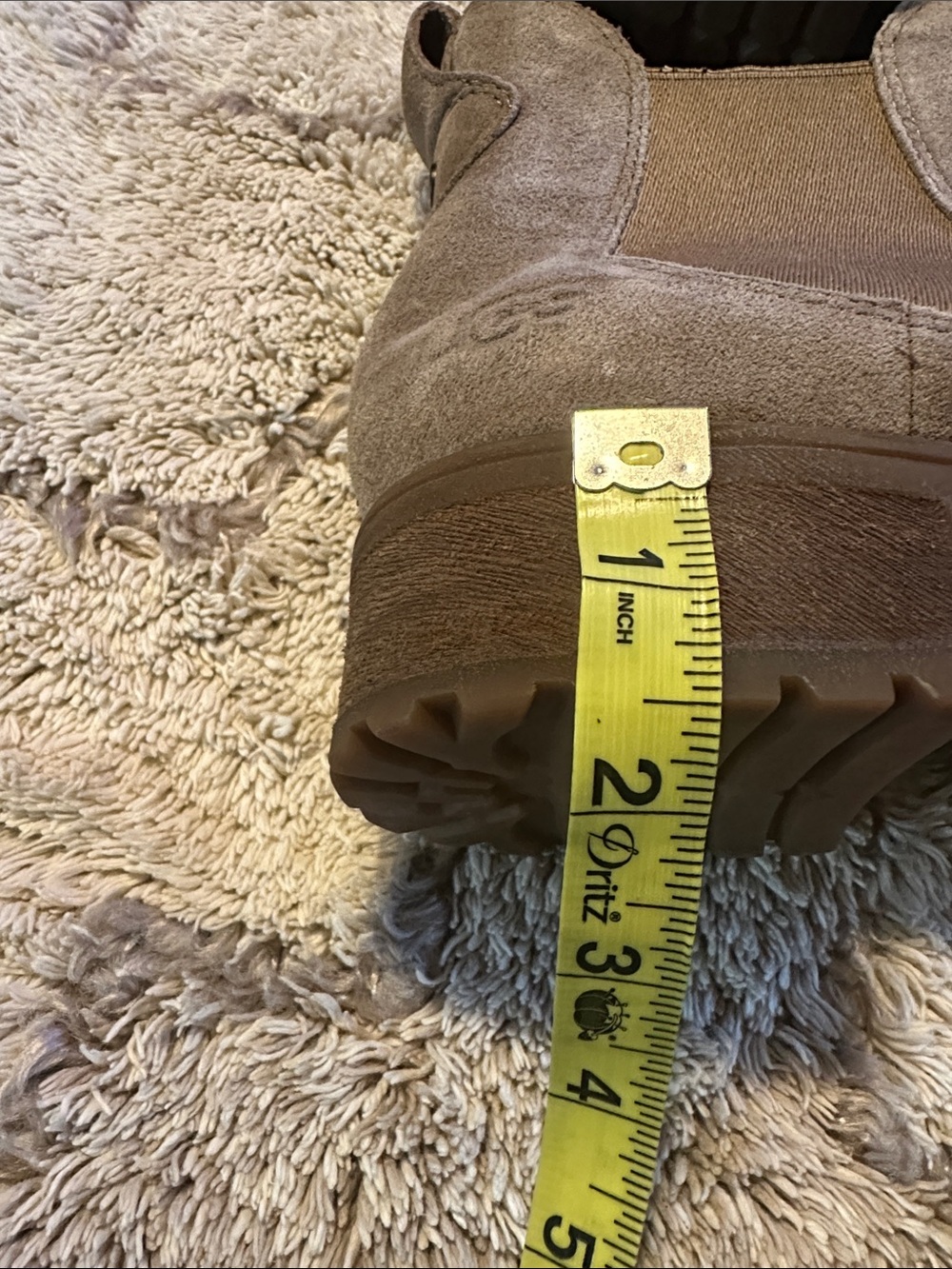 UGG Women's Taupe Suede Chelsea Ankle Boots - Picture 3 of 12